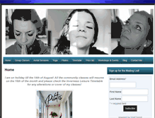Tablet Screenshot of natalliasfitness.com